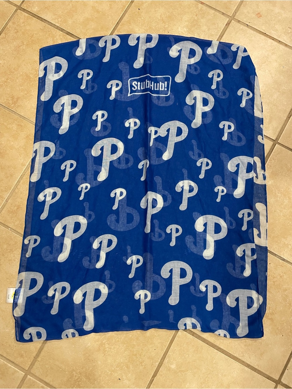 Philadelphia Phillies StubHub Infinity Scarf Blue White MLB Baseball